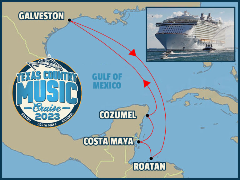 texas country music cruise 2023 itinerary
